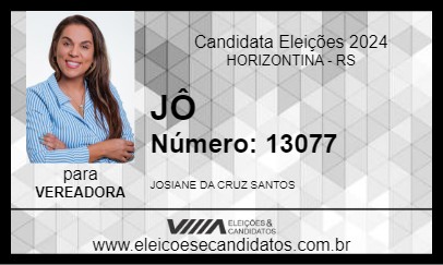 Candidato JÔ 2024 - HORIZONTINA - Eleições