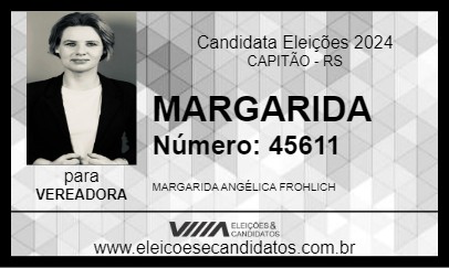 Candidato MARGARIDA 2024 - CAPITÃO - Eleições