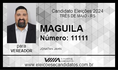 Candidato MAGUILA 2024 - TRÊS DE MAIO - Eleições