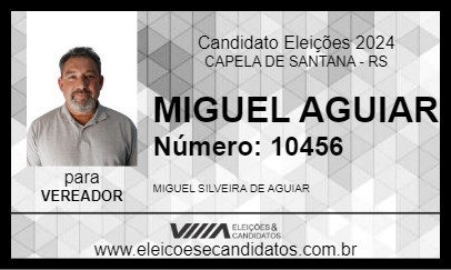 Candidato MIGUEL AGUIAR 2024 - CAPELA DE SANTANA - Eleições