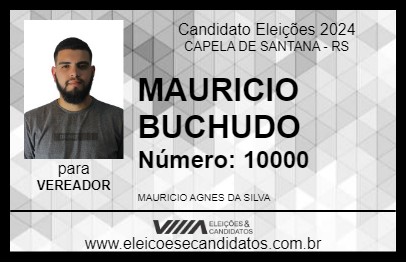 Candidato MAURICIO BUCHUDO 2024 - CAPELA DE SANTANA - Eleições