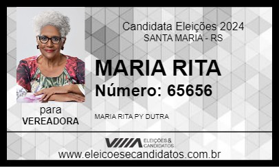 Candidato MARIA RITA 2024 - SANTA MARIA - Eleições