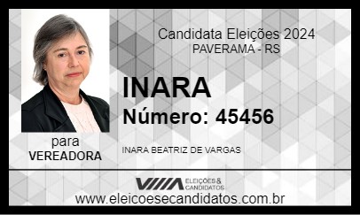 Candidato INARA 2024 - PAVERAMA - Eleições