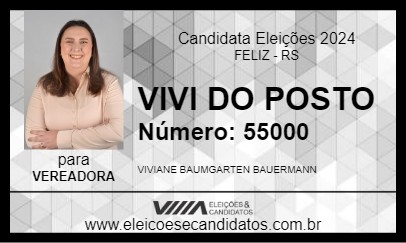 Candidato VIVI 2024 - FELIZ - Eleições