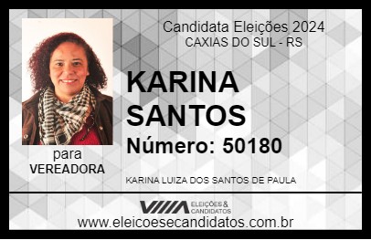 Candidato KARINA SANTOS 2024 - CAXIAS DO SUL - Eleições