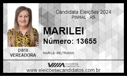 Candidato MARILEI 2024 - PINHAL - Eleições