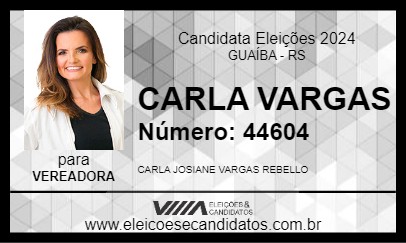 Candidato CARLA VARGAS 2024 - GUAÍBA - Eleições