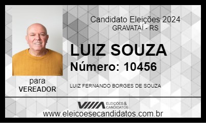 Candidato LUIZ SOUZA 2024 - GRAVATAÍ - Eleições