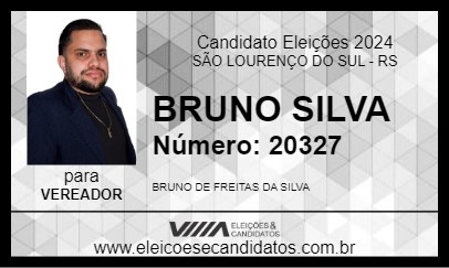 Candidato BRUNO SILVA 2024 - SÃO LOURENÇO DO SUL - Eleições