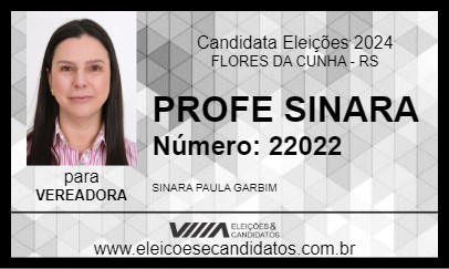 Candidato PROFE SINARA 2024 - FLORES DA CUNHA - Eleições