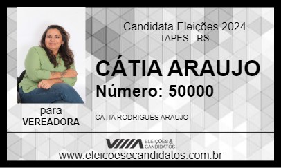 Candidato CÁTIA ARAUJO 2024 - TAPES - Eleições