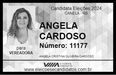 Candidato ANGELA CARDOSO 2024 - CANELA - Eleições