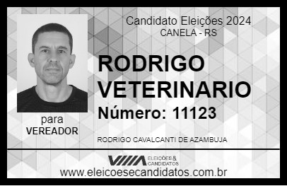 Candidato RODRIGO VETERINARIO 2024 - CANELA - Eleições