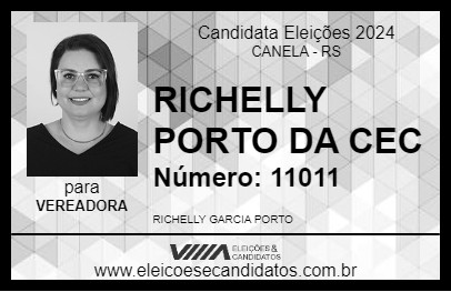 Candidato RICHELLY PORTO DA CEC 2024 - CANELA - Eleições