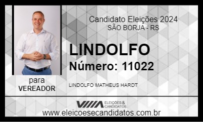 Candidato LINDOLFO 2024 - SÃO BORJA - Eleições