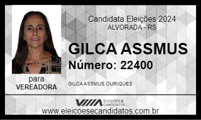 Candidato GILCA ASSMUS 2024 - ALVORADA - Eleições