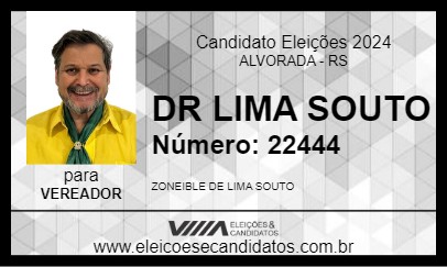 Candidato DR LIMA SOUTO 2024 - ALVORADA - Eleições