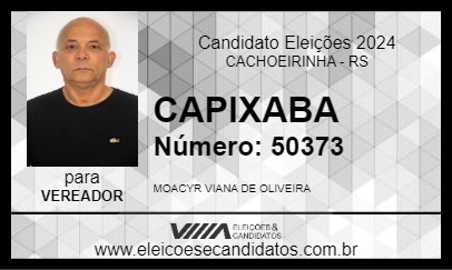 Candidato CAPIXABA 2024 - CACHOEIRINHA - Eleições