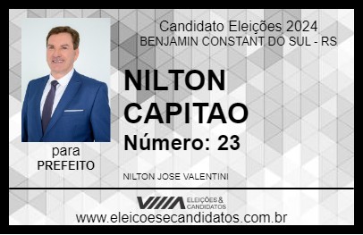 Candidato NILTON CAPITAO 2024 - BENJAMIN CONSTANT DO SUL - Eleições