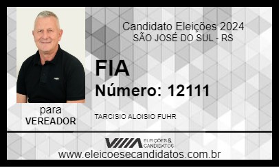 Candidato FIA 2024 - SÃO JOSÉ DO SUL - Eleições