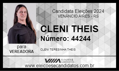 Candidato CLENI THEIS 2024 - VENÂNCIO AIRES - Eleições