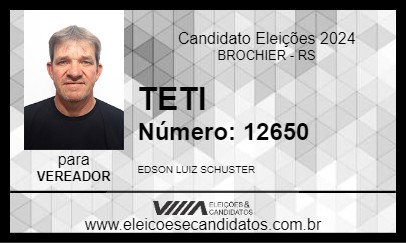 Candidato TETI 2024 - BROCHIER - Eleições