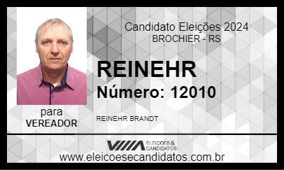 Candidato REINEHR 2024 - BROCHIER - Eleições