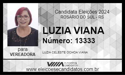 Candidato LUZIA VIANA 2024 - ROSÁRIO DO SUL - Eleições