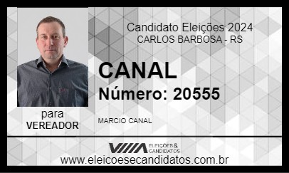 Candidato CANAL 2024 - CARLOS BARBOSA - Eleições