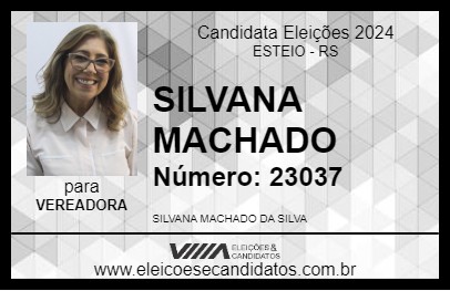 Candidato SILVANA MACHADO 2024 - ESTEIO - Eleições