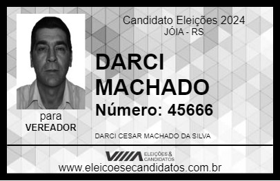 Candidato DARCI MACHADO 2024 - JÓIA - Eleições