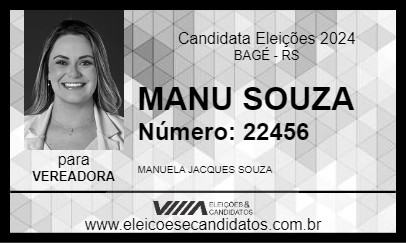 Candidato MANU SOUZA 2024 - BAGÉ - Eleições