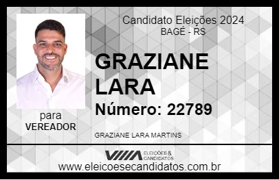 Candidato GRAZIANE LARA 2024 - BAGÉ - Eleições