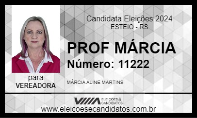 Candidato PROF MÁRCIA 2024 - ESTEIO - Eleições