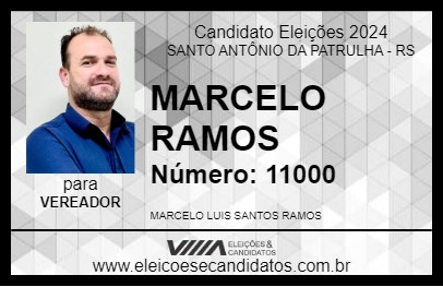 Candidato MARCELO RAMOS 2024 - SANTO ANTÔNIO DA PATRULHA - Eleições