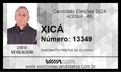 Candidato XICÁ 2024 - ACEGUÁ - Eleições