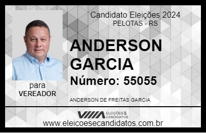 Candidato ANDERSON GARCIA 2024 - PELOTAS - Eleições