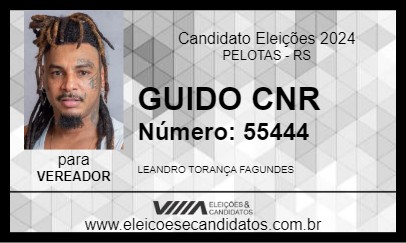 Candidato GUIDO CNR 2024 - PELOTAS - Eleições