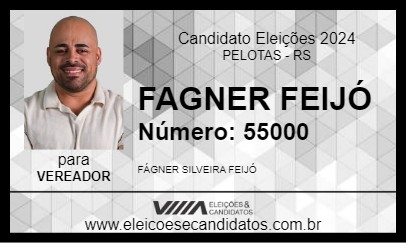 Candidato FAGNER FEIJÓ 2024 - PELOTAS - Eleições