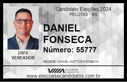 Candidato DANIEL FONSECA 2024 - PELOTAS - Eleições