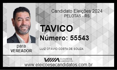 Candidato TAVICO 2024 - PELOTAS - Eleições