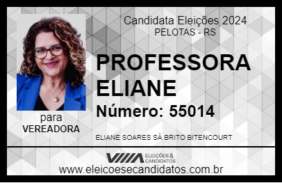 Candidato PROFESSORA ELIANE 2024 - PELOTAS - Eleições