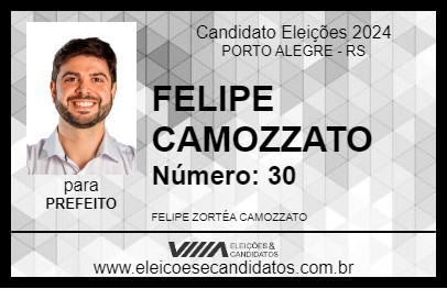 Candidato FELIPE CAMOZZATO 2024 - PORTO ALEGRE - Eleições