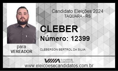 Candidato CLEBER 2024 - TAQUARA - Eleições