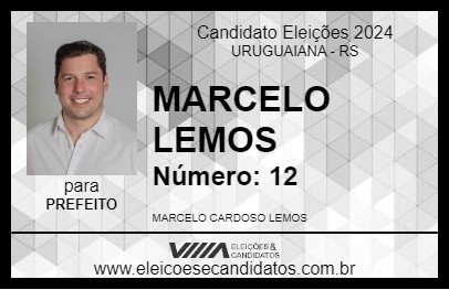 Candidato MARCELO LEMOS 2024 - URUGUAIANA - Eleições