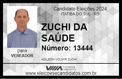 Candidato ZUCHI DA SAÚDE 2024 - ITATIBA DO SUL - Eleições