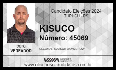 Candidato KISUCO 2024 - TURUÇU - Eleições