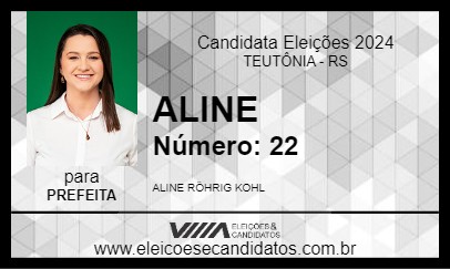 Candidato ALINE 2024 - TEUTÔNIA - Eleições