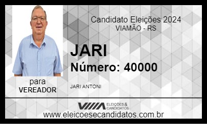 Candidato JARI 2024 - VIAMÃO - Eleições