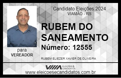 Candidato RUBEM DO SANEAMENTO 2024 - VIAMÃO - Eleições